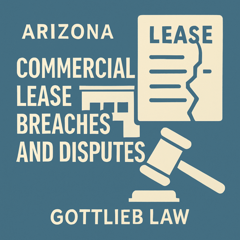 Arizona Commercial Lease Breaches and Dispute Resolution - Gottlieb Law