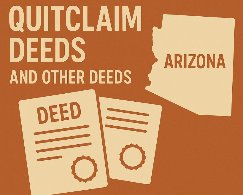Quitclaim Deeds and Other Deeds in Arizona - Gottlieb Law