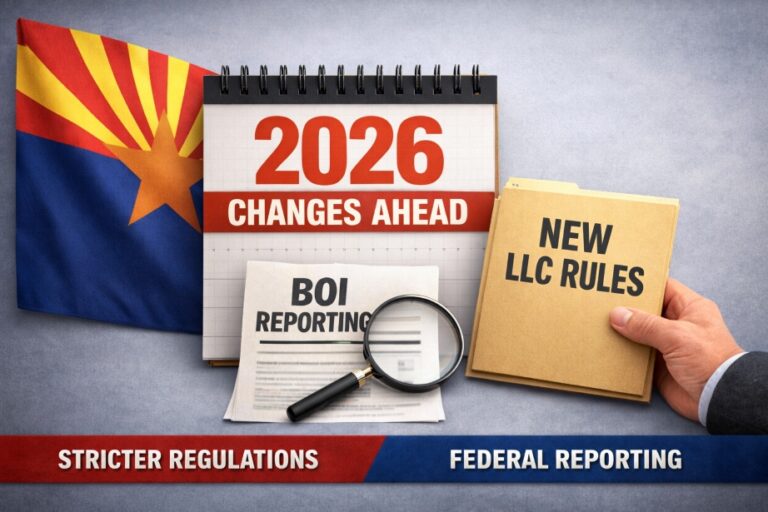 Arizona LLC Filing Changes for 2026 - Gottlieb Law - Arizona Law Firm for LLCs