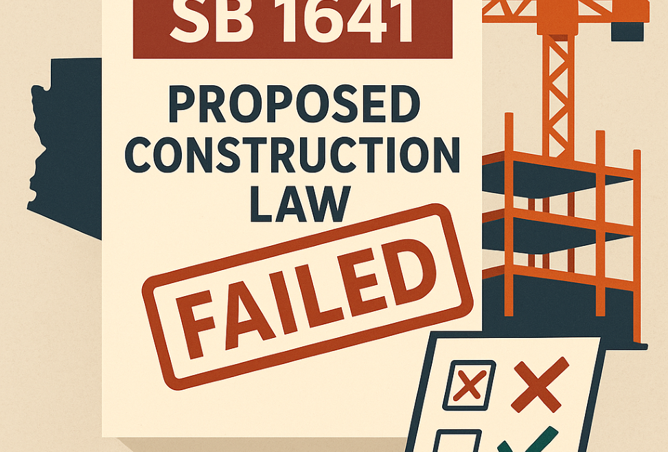 SB 1641 - Arizona Construction Defect Reforms - Gottlieb Law