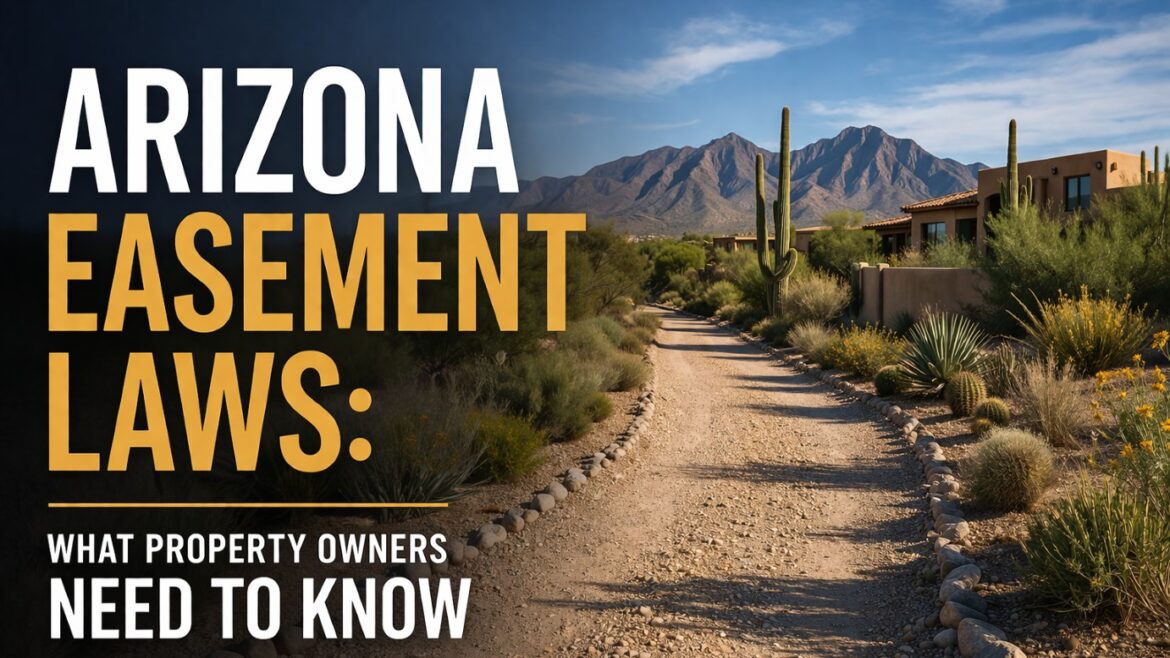Arizona Easement Laws - What Property Owners Need To Know - Gottlieb Law