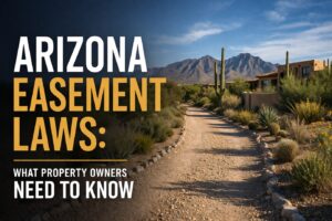 Arizona Easement Laws - What Property Owners Need To Know - Gottlieb Law