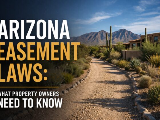 Arizona Easement Laws - What Property Owners Need To Know - Gottlieb Law