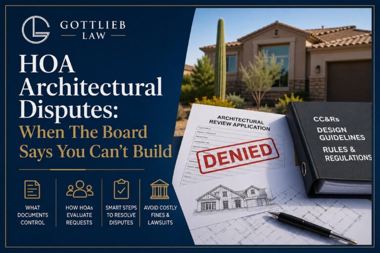HOA Architectural Disputes in Arizona - Gottlieb Law