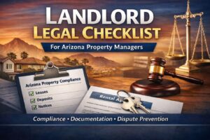 Landlord Legal Checklist for Arizona Property Managers - Gottlieb Law