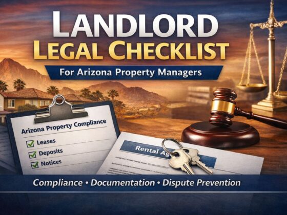 Landlord Legal Checklist for Arizona Property Managers - Gottlieb Law