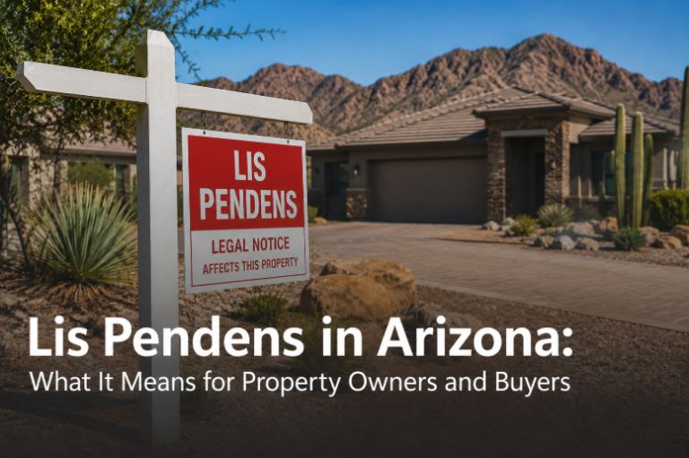 Lis Pendens in Arizona: What It Means for Property Owners and Buyers
