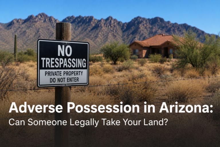 Adverse Possession in Arizona - Gottlieb Law