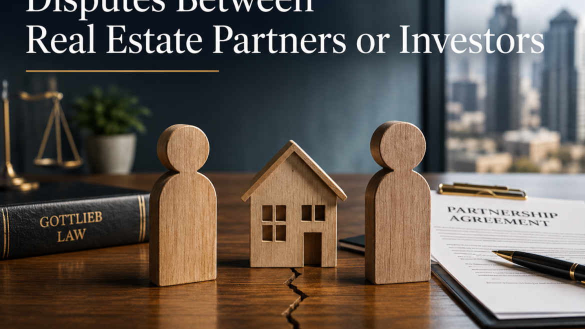 Disputes Among Real Estate Partners or Investors - Gottlieb Law