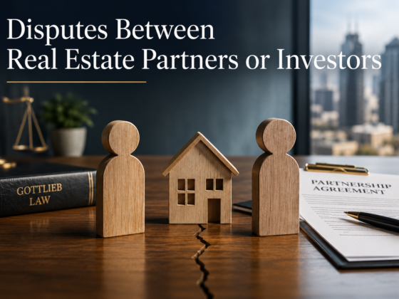 Disputes Among Real Estate Partners or Investors - Gottlieb Law