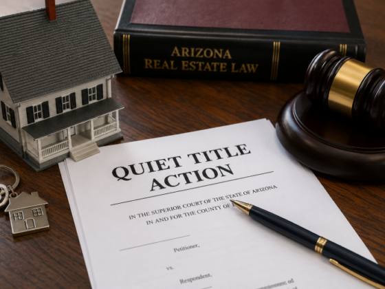 Learn how quiet title actions in Arizona help resolve ownership disputes, remove clouds on title, clear old liens, correct deed errors, and resolve competing real estate claims.